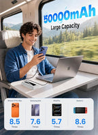 Power Bank, 50000mAh Travel Camping Essential Portable Charger - Image 2