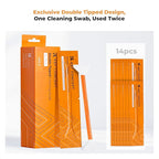 K&F Concept 14pcs Double Tipped 16mm APS-C Sensor Cleaning Swab, DSLR or SLR - Image 2