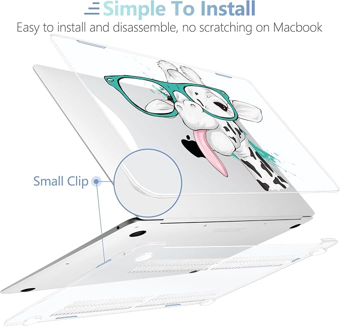 MEEgoodo for MacBook Air 13 inch Case 2021 2020 2019 2018 Released A2337 M1 - Image 4
