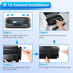 ZIPRINT 148X Black High Yield Toner Cartridge Compatible Replacement - Image 7