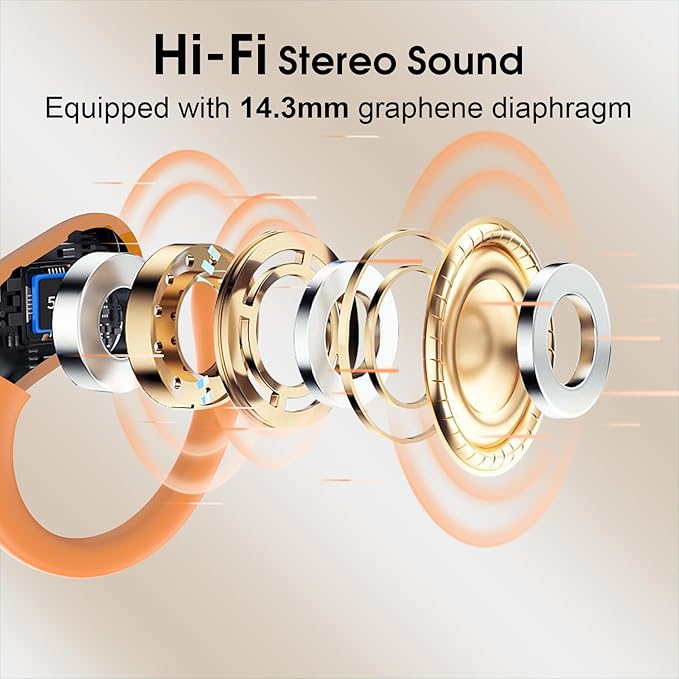 Wireless Earbuds 75hrs Bluetooth 5.4 Headphone Sport, 2026 Bluetooth Earbuds - Image 4