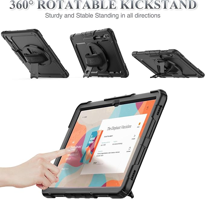 SEYMAC stock Case for Samsung Galaxy Tab S10 Ultra / S9 Ultra Tablet Case 14.6'' - Image 4