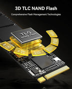 ORICO Industrial SSD 4TB M.2 NVMe SSD, PCIe 4.0 Drive - Image 4
