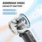 Portable Handheld Mini Fan, Speed Adjustable Turbo Personal Fan, 4000mAh - Image 3