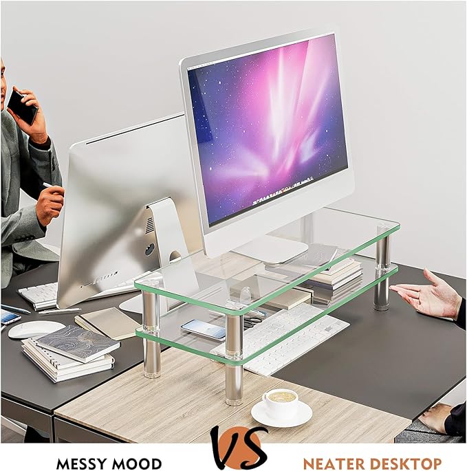 2 Pack Computer Monitor Riser - Image 4