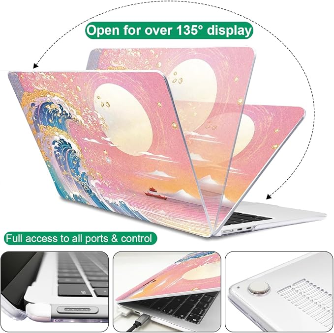 for MacBook Air 13.6 inch Case 2025 M4 A3240 2024 M3 A3113 2022 2023 A2681 M2 - Image 5