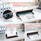 Inkless Portable Printer for Travel, Wireless Thermal Printer Supports 8.5 x 11 - Image 7