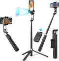 78.7" Selfie Stick Tripod for iPhone/Android, Auto Face Tracking Tripods by DMYWB