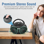 Nextron Portable CD Player Bluetooth Boombox - Image 3