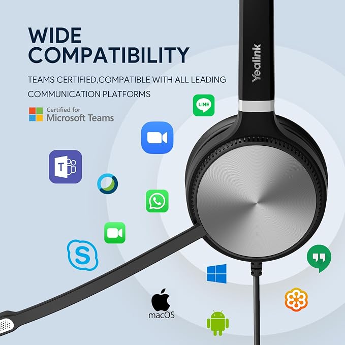 Yealink UH36 Professional USB Headset, Wired Headphones - Image 6