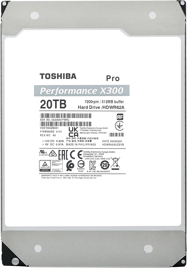 Toshiba X300 PRO 20TB High Workload Performance - Image 6