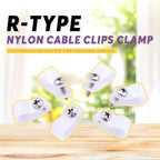 Swpeet 120 Pack White 3/8 Inch Nylon Plastic R-Type Cable Clips Clamp Kit - Image 4