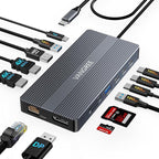 USB C Docking Station, 14 in 1 USB C Hub Multiport Adapter, Triple Display 3 by VANGREE