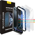 Screen Protector for iPhone 16 Pro, 3RD Colorless Anti-Blue Light Tempered by JESOHO