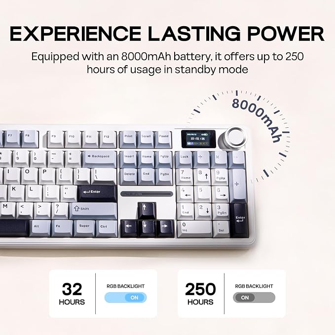 EPOMAKER X Aula F108 PRO Wireless Gaming Keyboard - Image 4