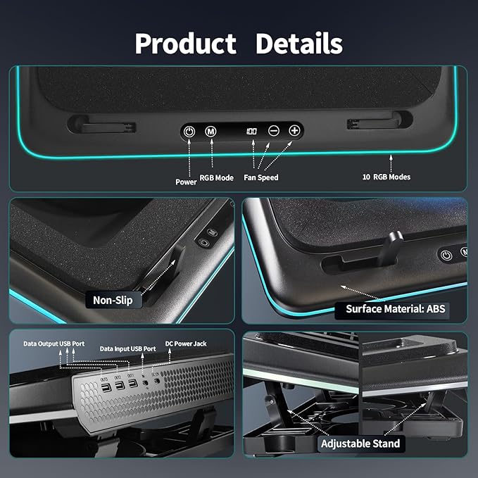 IMMOENUC- Compressed Air Laptop Cooling Pad - Image 6
