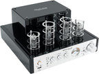 Rockville BluTube 70W Tube Amplifier Stereo Receiver, Compact Design, Warm Sound - Image 4