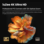 PTZ Camera 4K Conference Room Camera USB3.0/HDMI Live Streaming 12X Optical - Image 3