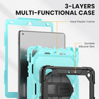 Timecity for iPad Air 3/ Pro 10.5 Inch Case, 360° Rotating Stand, Pencil Holder - Image 5