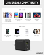 35W USB C Charger with 60W Type C Cable, 2 Ports GaN Fast Wall Charger Block - Image 8