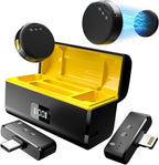 Wireless Lavalier Microphone for iPhone/Android by Rythflo