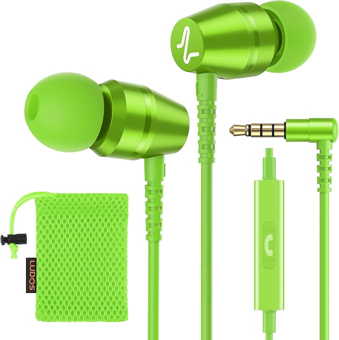 LUDOS OMNITONE Wired Earbuds in-Ear Headphones, 5 Years Warranty, Earphones by Ludos