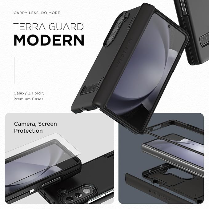 VRS DESIGN Phone Case for Galaxy Z Fold 5 5G, Premium Modern Neat Style Case - Image 5