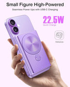 Kesguar Magnetic Portable Charger, 10000mAh 22.5W PD Super Fast Charging - Image 2
