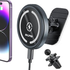 OHLPRO for MagSafe Car Mount Charger iPhone Wireless Car Charger, Stick on by OHLPRO