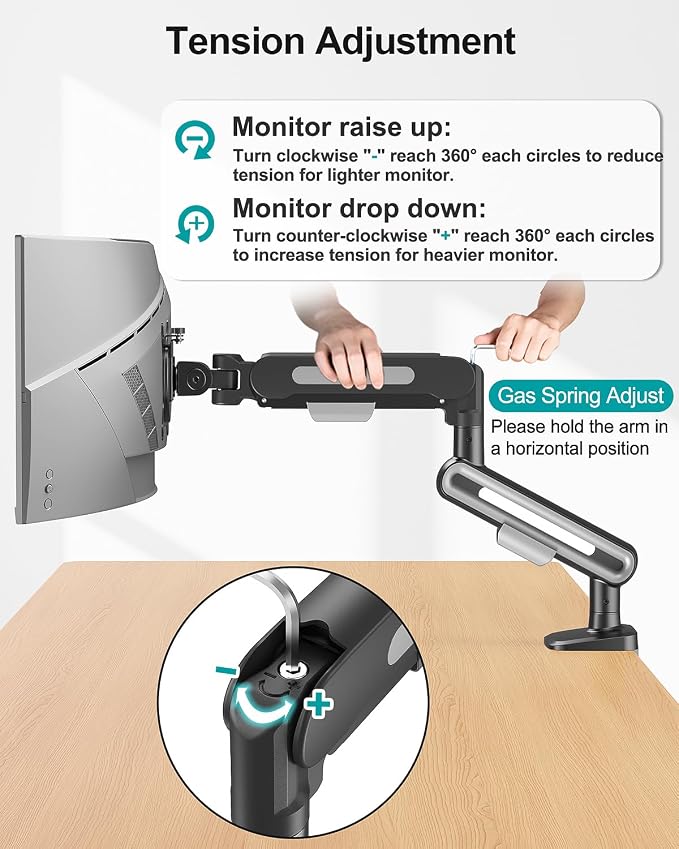 MOUNT PRO Single Monitor Desk Mount - Image 8