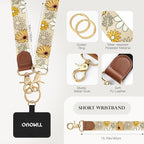 TiMOVO Phone Lanyard Crossbody Wrist Strap, Adjustable Anti-Theft Strap - Image 4