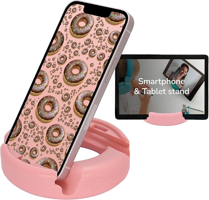 GoDonut – Phone Stand Original – Cell Phone Holder + Tablet Stand Desk by GoDonut