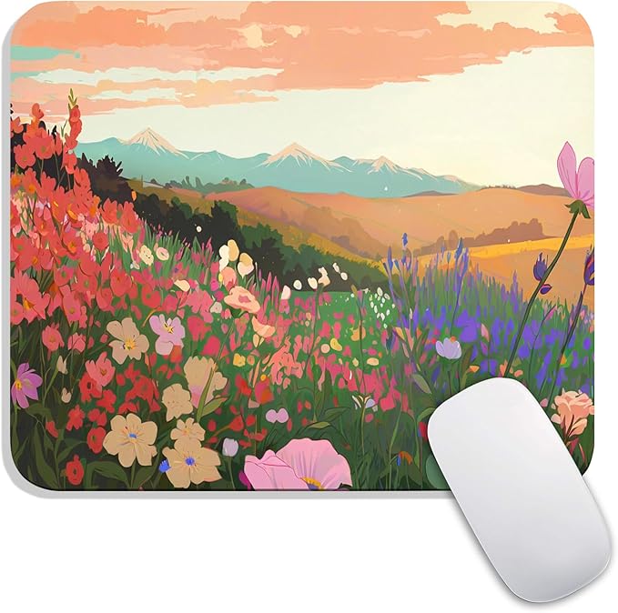 Square Mouse Pad Natural Scenery, Personalized Premium-Textured Custom Mouse by Armanza