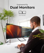 Dual Monitor Arm Desk Mount - Image 2
