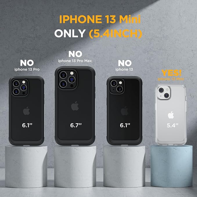 Miracase Compatible with iPhone 13 Mini case 5.4 inch, 2023 Upgrade Full-Body - Image 8