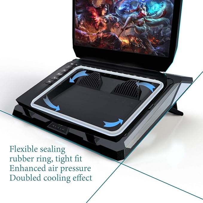 IETS GT300 Double Blower Laptop Cooling Pad - Image 3