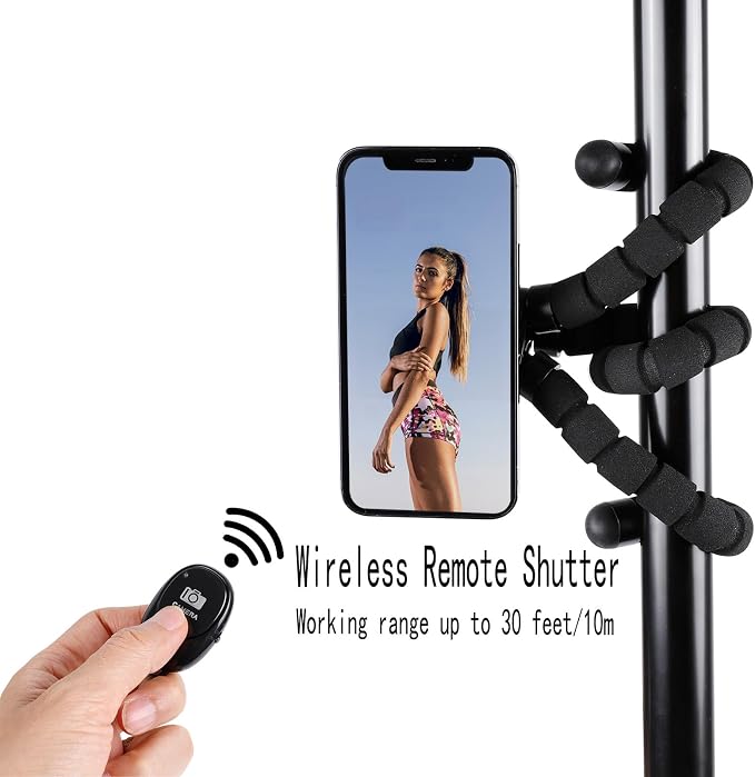 Magnetic Flexible Tripod for iPhone, Mini Bendable Tripod Stand - Image 3
