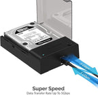 SABRENT USB 3.0 to SATA External Hard Drive Lay Flat Docking Station - Image 5