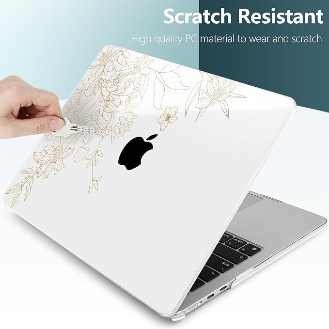 TWOLSKOO Compatible with M4 MacBook Air 13.6 inch Case 2025-2022 Release M4 - Image 4