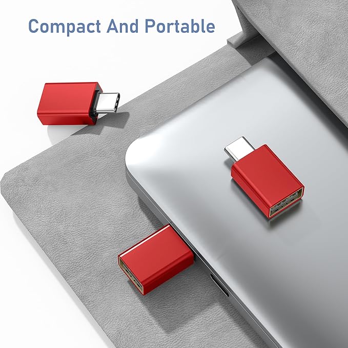 Basesailor USB C to USB Adapter 3Pack, Type C Thunderbolt 4 Converter, USBC - Image 6