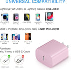 iPhone Fast Charger 3+3Pack 20W USB C Wall Charger - Image 4