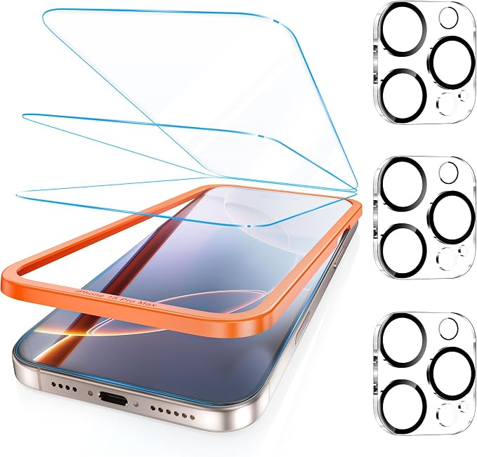 Fotbor 9H+ Tempered Glass with Camera Lens Protector Anti-Glare by Fotbor