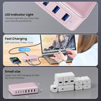 USB C Charger 200W USB C Charger Block, Upgraded GaN III 8-Port Fast Charging - Image 5