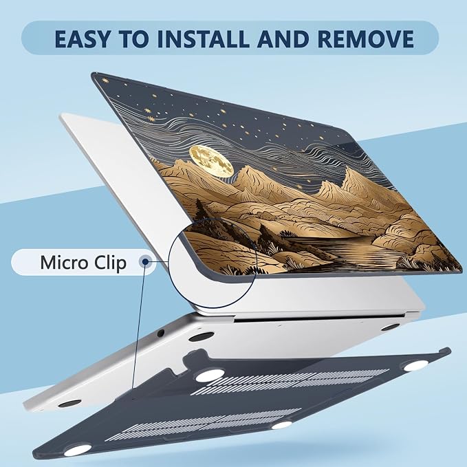 Compatible with MacBook Air 15 inch Case, M4 A3241/M3 A3114/M2 A2941, Hard Shell - Image 3