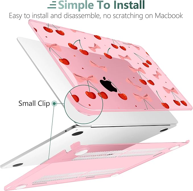 TWOLSKOO Compatible with M4 MacBook Air 13.6 inch Case 2025-2022 Release M4 - Image 3