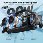 W-KING 90W Peak 50W RMS Powerful Bluetooth Speaker - Image 2