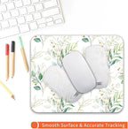 Square Mouse Pad Pretty Leaves, Personalized Premium-Textured Custom Mouse Mat - Image 4