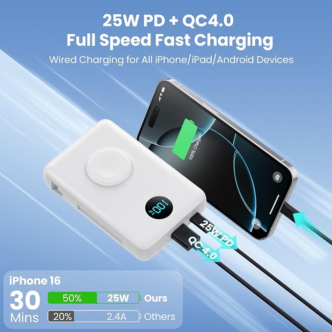 Magnetic Portable Charger 10800mAh - Image 5