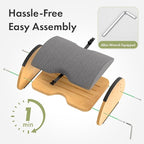 Amazer Bamboo Under Desk Footrest - Image 8