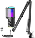 Gaming USB Microphone Kit with Boom Arm by ONIKUMAGAMING